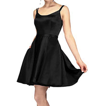 Load image into Gallery viewer, Short Homecoming Dress 2023 Spaghetti Straps Satin with Pockets Corset Back