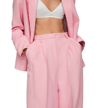Load image into Gallery viewer, Pink Women's Suits 2 Pieces Blazer Pants 2023 Business Solid Color Casual Suit Sets