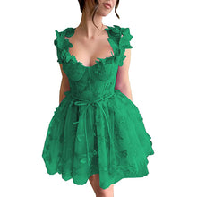 Load image into Gallery viewer, Fairy Homecoming Dress 2023 Short Sweetheart Straps Tulle Butterfly Corset Back