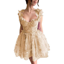 Load image into Gallery viewer, Fairy Homecoming Dress 2023 Short Sweetheart Straps Tulle Butterfly Corset Back