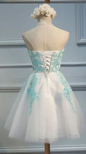 Load image into Gallery viewer, Fairy Homecoming Dress 2023 Short Strapless Tulle