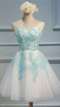 Load image into Gallery viewer, Fairy Homecoming Dress 2023 Short Strapless Tulle