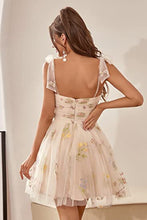 Load image into Gallery viewer, Fairy Homecoming Dress 2023 Short Floral Straps Tulle
