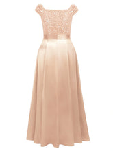 Load image into Gallery viewer, Navy Blue Sparkly Sequins A Line Plus Size Mother of the Bride Dress Cap Sleeves