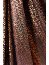 Load image into Gallery viewer, Cocktail Party Wedding Reception Floor Length Sleeveless Strapless Polyester Sexy Evening Gown A Line Prom Dress With Ruched Slit