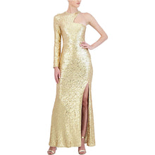 Load image into Gallery viewer, Prom Dress 2023 One Shoulder Long Sleeve Sequin Slit