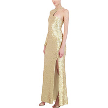 Load image into Gallery viewer, Prom Dress 2023 One Shoulder Long Sleeve Sequin Slit