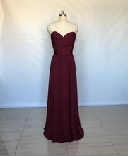 Load image into Gallery viewer, Burgundy Convertible Bridesmaid Dress 2022 Long Maxi Dress