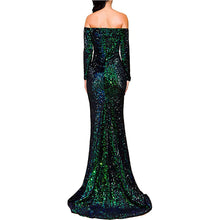 Load image into Gallery viewer, Sexy Prom Dress 2023 Off the Shoulder Sequin Long