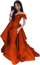 Load image into Gallery viewer, Prom Dress 2023 Off the Shoulder Gap Sleeves