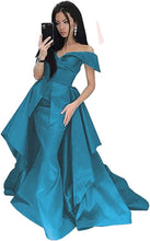Load image into Gallery viewer, Prom Dress 2023 Off the Shoulder Gap Sleeves