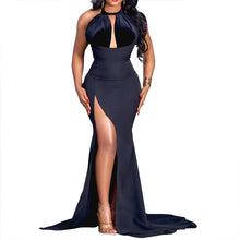 Load image into Gallery viewer, Prom Dress 2023 Sexy Halter Neck High Split Backless