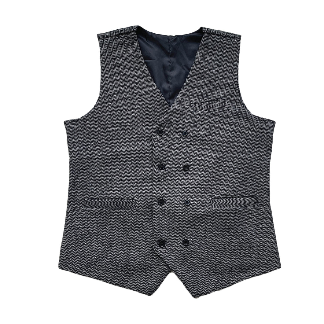 Charcoal Grey Wedding Vest for Groomsmen
