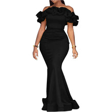 Load image into Gallery viewer, Long Prom Dress 2023 Off the Shoulder Ruffles