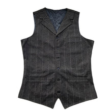 Load image into Gallery viewer, Plaid Coffee Men&#39;s Vest for Wedding Party Formal Casual Waistcoat
