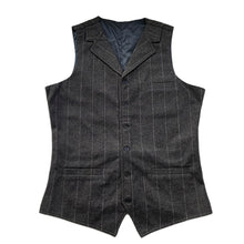 Load image into Gallery viewer, Plaid Coffee Men's Vest for Wedding Party Formal Casual Waistcoat