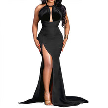 Load image into Gallery viewer, Prom Dress 2023 Sexy Halter Neck High Split Backless