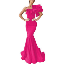 Load image into Gallery viewer, Women's Prom Dress 2023 One-shoulder Ruffles