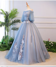 Load image into Gallery viewer, Prom Dress 2023 Fairy Puffy Sleeves Off the Shoulder