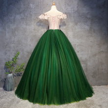 Load image into Gallery viewer, Prom Dress 2023 Off the Shoulder with Appliques Pleats