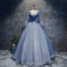 Load image into Gallery viewer, Simple Prom Dress 2023 Long Sleeves with Bow(s) Princess