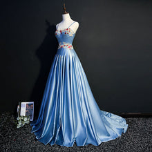 Load image into Gallery viewer, Prom Dress 2023 Satin Embroidery Fairy with Pleats