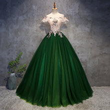Load image into Gallery viewer, Prom Dress 2023 Off the Shoulder with Appliques Pleats
