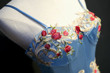 Load image into Gallery viewer, Prom Dress 2023 Satin Embroidery Fairy with Pleats