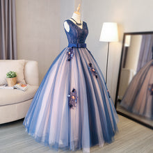 Load image into Gallery viewer, Prom Dress 2023 Tulle Beaded Bow(s) with Appliques