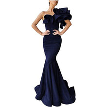 Load image into Gallery viewer, Women's Prom Dress 2023 One-shoulder Ruffles
