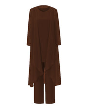 Load image into Gallery viewer, Champagne Mother of the Bride Dress Pant Suits Plus Size Petite Loose Fit