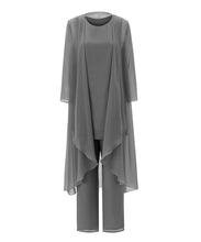 Load image into Gallery viewer, Champagne Mother of the Bride Dress Pant Suits Plus Size Petite Loose Fit