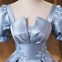 Load image into Gallery viewer, Princess Prom Dress 2023 Satin Puffy Balloon Sleeves