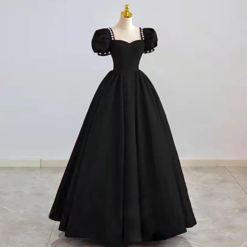 black prom dresses 2023 2023 Prom Dresses For Black Girls Sparkly Sequins Sheer Neck Long Sleeve Birthday Party Formal Occasion Gowns Robe