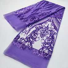 Load image into Gallery viewer, Black Girl Prom Dress 2023 Sequin with Long Sleeves