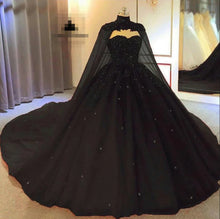 Load image into Gallery viewer, Princess Prom Dress 2023 Strapless Ball Gown with Shawl