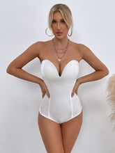 Load image into Gallery viewer, Halloween Bodysuit Corset Back Blue Red Green Velvet Bodysuit