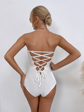 Load image into Gallery viewer, Halloween Bodysuit Corset Back Blue Red Green Velvet Bodysuit