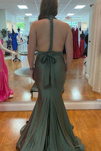 Load image into Gallery viewer, Unique Prom Dress 2023 Plunging Neck Corset Back