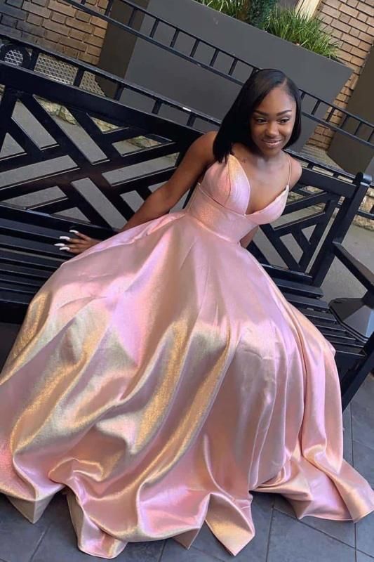 Pink Plus Size Prom Dress 2023 Black Girls Slay V Neck Strapless Satin DCdress Pink Plus Size Prom Dress 2023 Black Girls Slay V Neck Strapless Satin DCdress