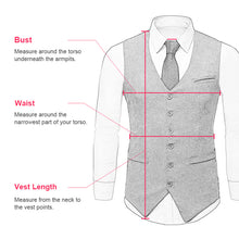 Load image into Gallery viewer, White Twill Women&#39;s Vests Business Button Down Waistcoat
