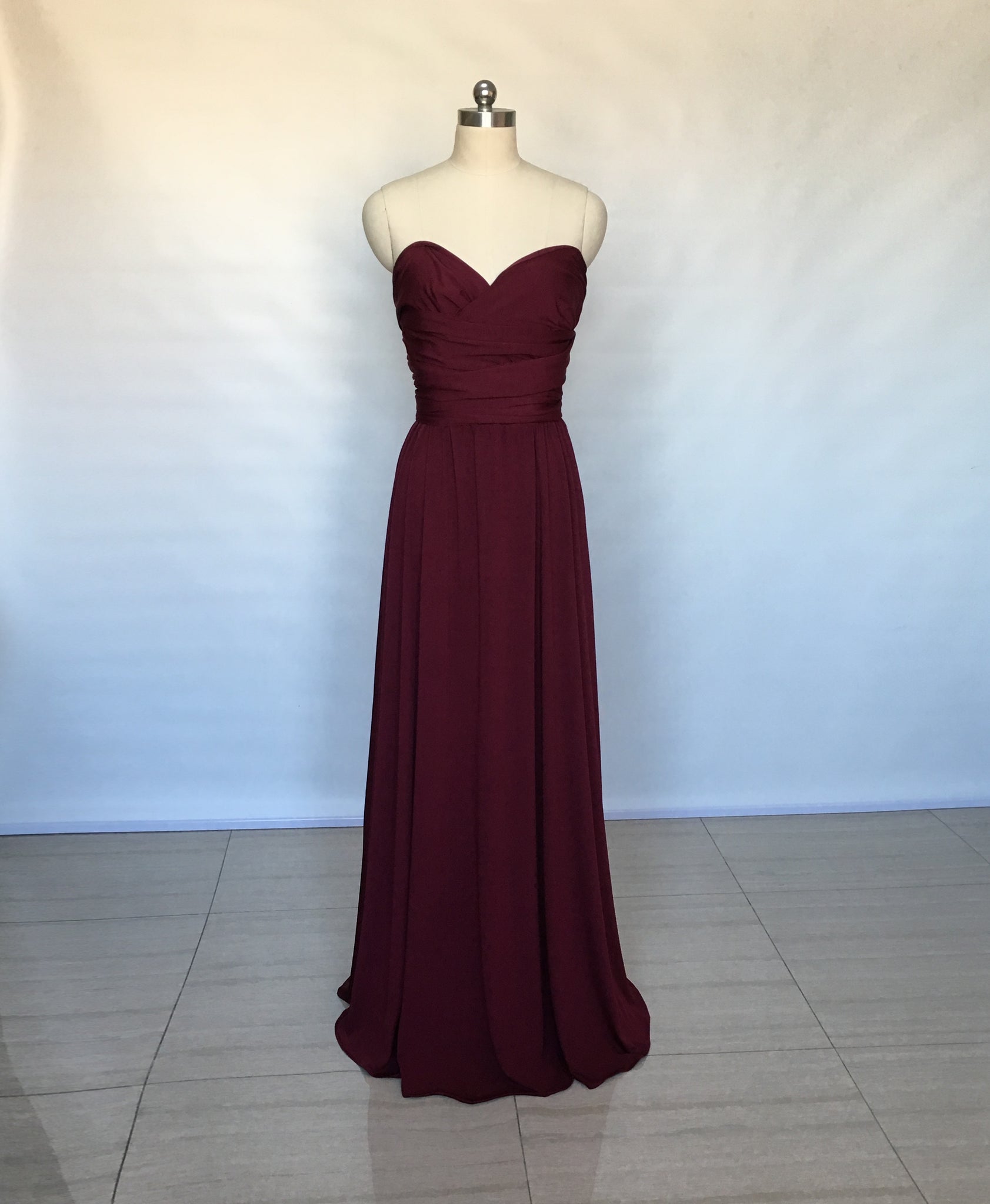Burgundy Convertible Bridesmaid Dress 2022 Long Maxi Dress DCdress Burgundy Convertible Bridesmaid Dress 2022 Long Maxi Dress DCdress