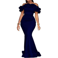 Load image into Gallery viewer, Long Prom Dress 2023 Off the Shoulder Ruffles
