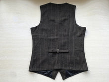 Load image into Gallery viewer, Plaid Coffee Men&#39;s Vest for Wedding Party Formal Casual Waistcoat
