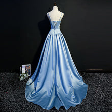 Load image into Gallery viewer, Prom Dress 2023 Satin Embroidery Fairy with Pleats
