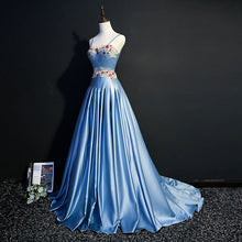 Load image into Gallery viewer, Prom Dress 2023 Satin Embroidery Fairy with Pleats
