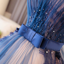 Load image into Gallery viewer, Prom Dress 2023 Tulle Beaded Bow(s) with Appliques
