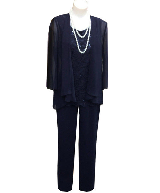 plus size dress pant suits Dusty Blue Mother of the Bride Pants Petite Loos – DCdress Teal Paisley Kaftan for flattering fit designed for stylegroup_caldise-low-heel-dress-shoes Colour:Blue Floral
